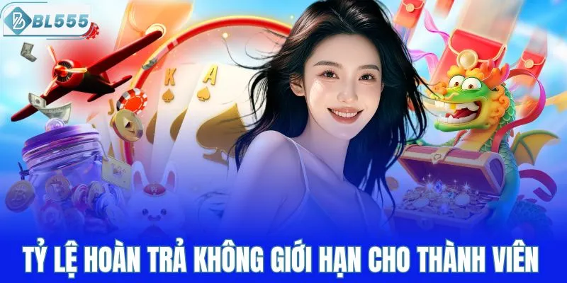 Tỷ lệ hoàn trả không giới hạn cho thành viên BL555